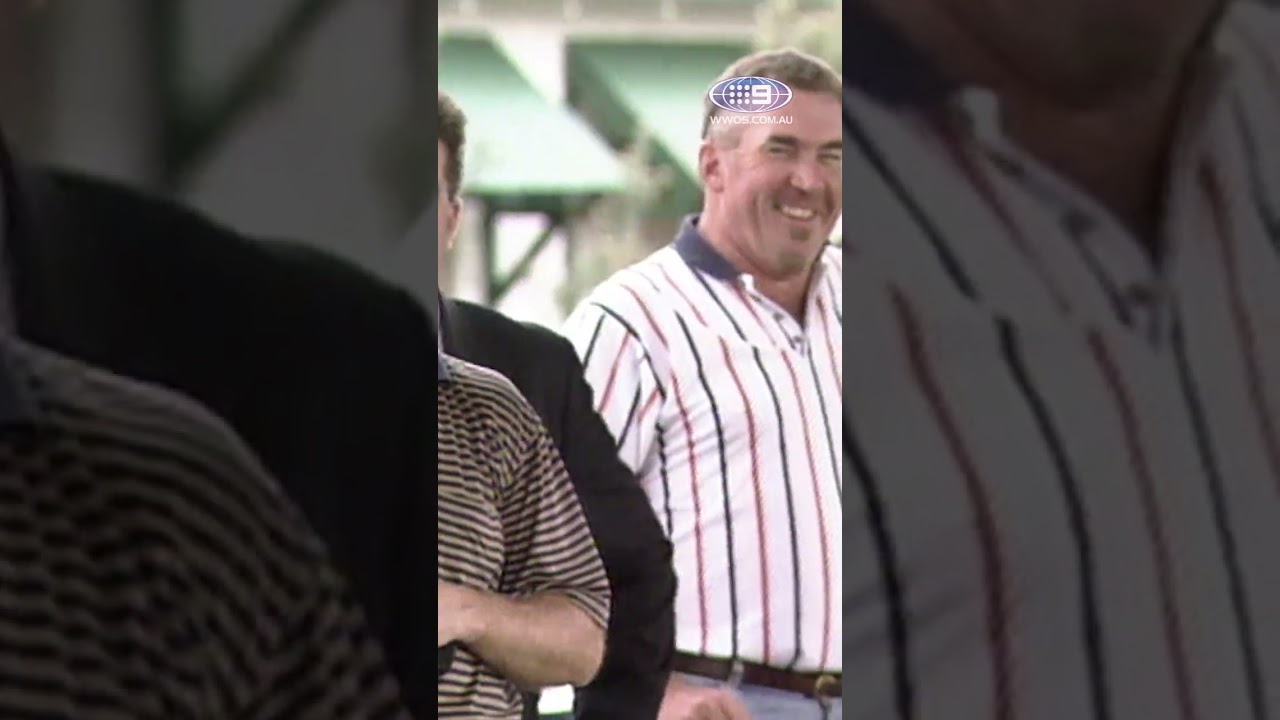 Fake Tiger does NOT have a good time! 😡😡 #9WWOS #NRL #Golf #shorts