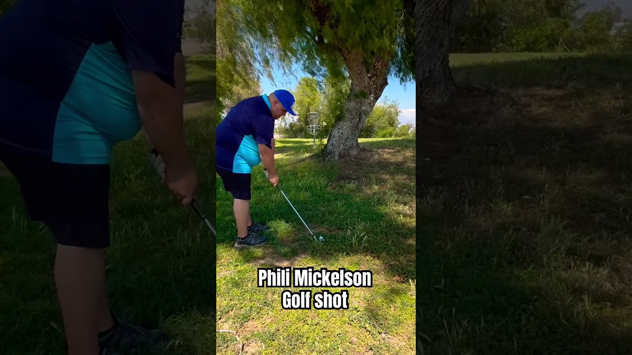 Having to pull off a Phili Mickelson Golf Shot #golf #golfswing #golfing #golfer #philimickelson