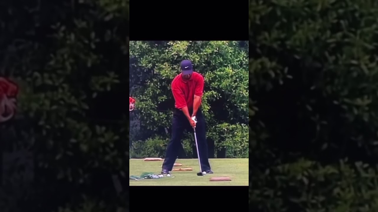 Tiger woods driver swing 2000 in slow motion #tigerwoods #golfswing