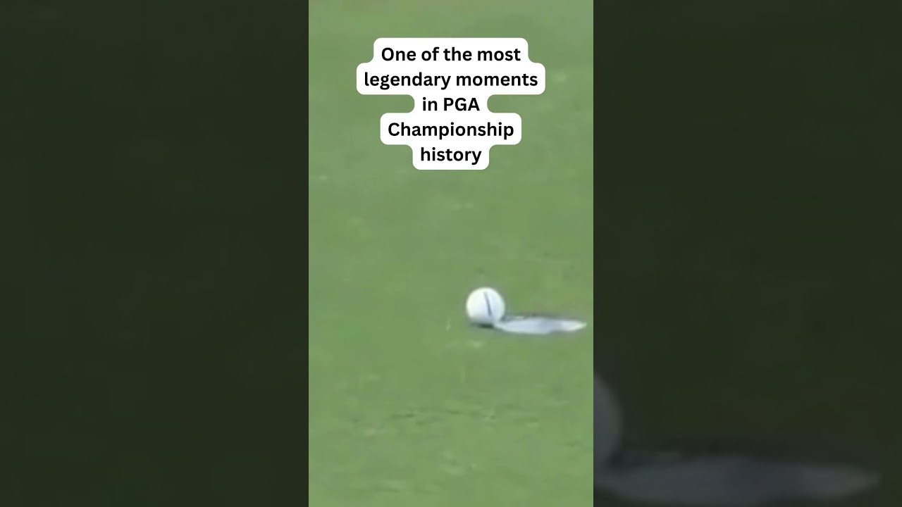 An unforgettable moment in pro golf history