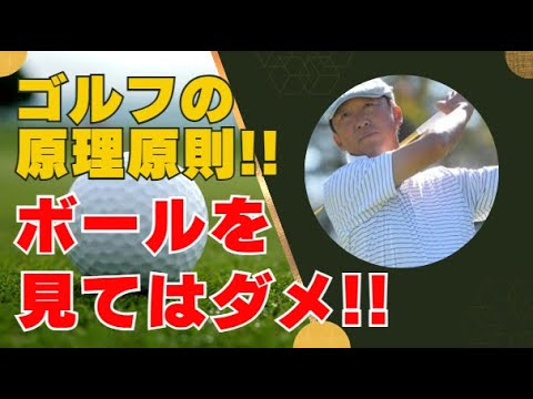 【ゴルフ初心者必見】ボウルを見るなで飛距離アップ！!