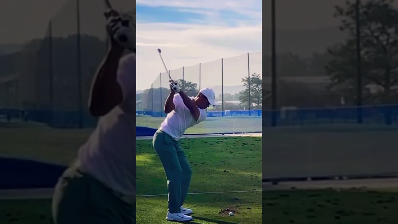 Tiger Woods Iron Swing Slow Motion
