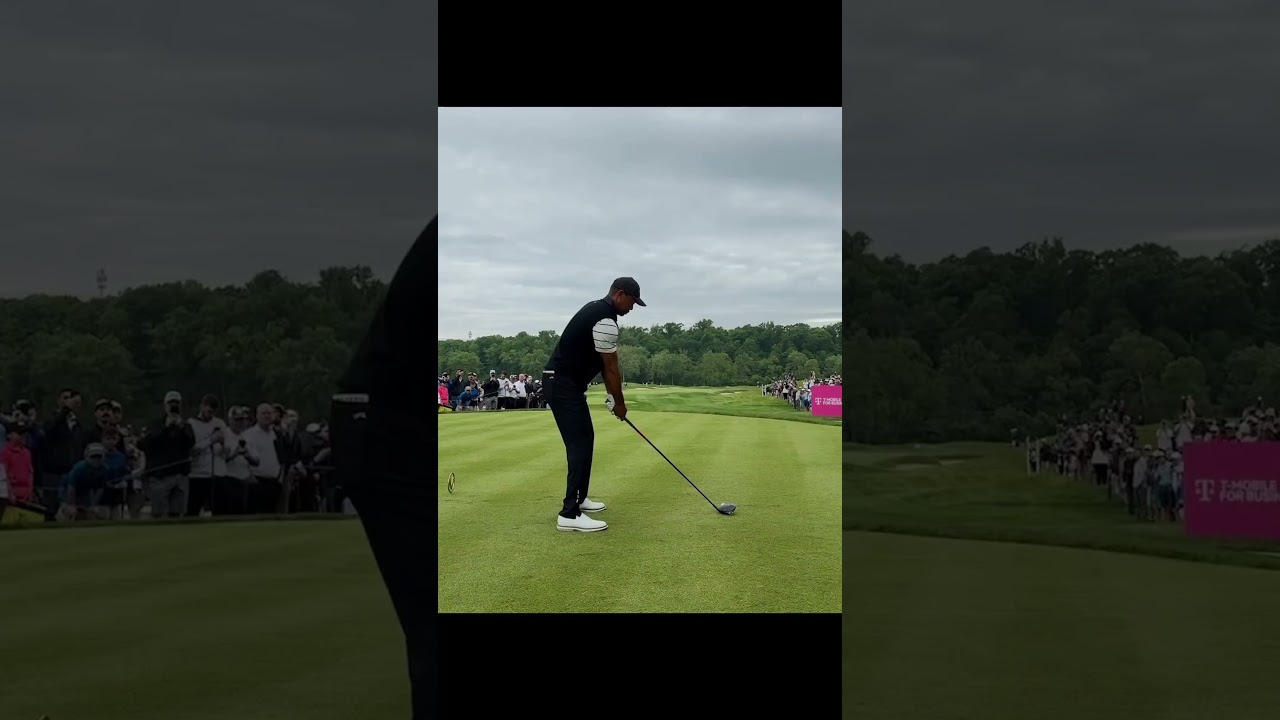 2024 Legend Golfer Tiger Woods Awesome Swing Motion,伝説のゴルファー、タイガー・ウッズの素晴らしいスイングモーション