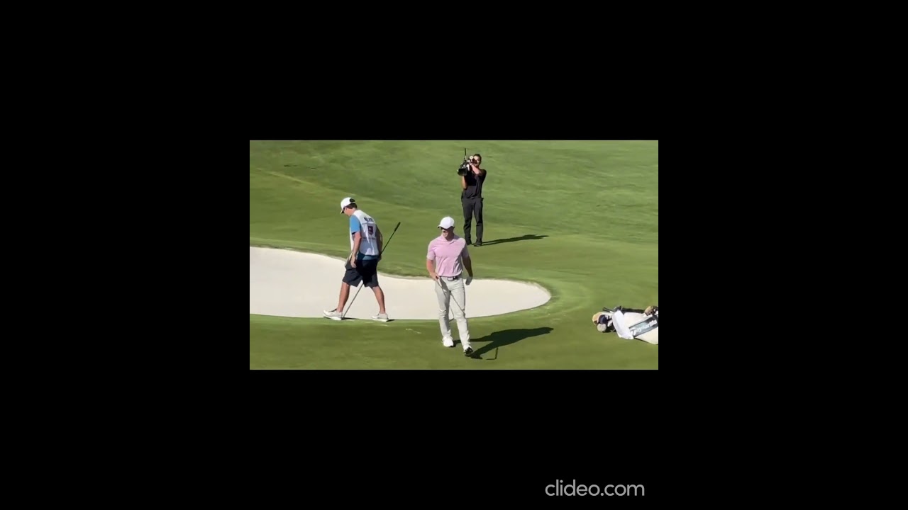 Rory Mcllory holes out for Eagle! #golf #pgatour #rorymcllroy #rory #wellsfargochampionship