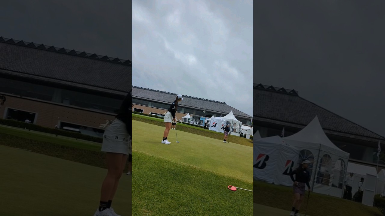 金澤志奈  練習中  ブリヂストンレディス 2024 女子ゴルフ #shorts #golf