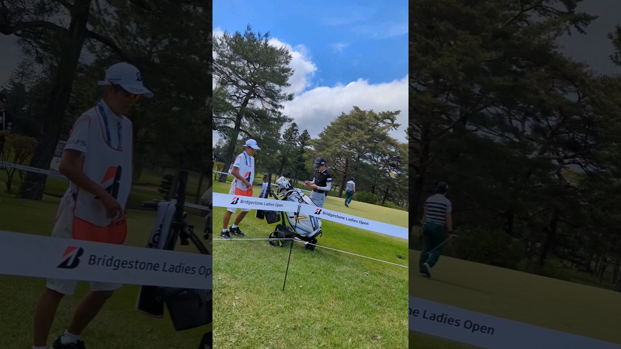 安田祐香  練習中  ブリヂストンレディス 2024 初日 #女子ゴルフ #安田祐香