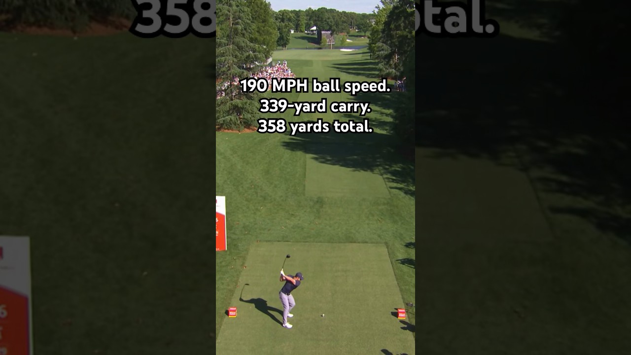 Rory McIlroy CRUSHED this drive 💪