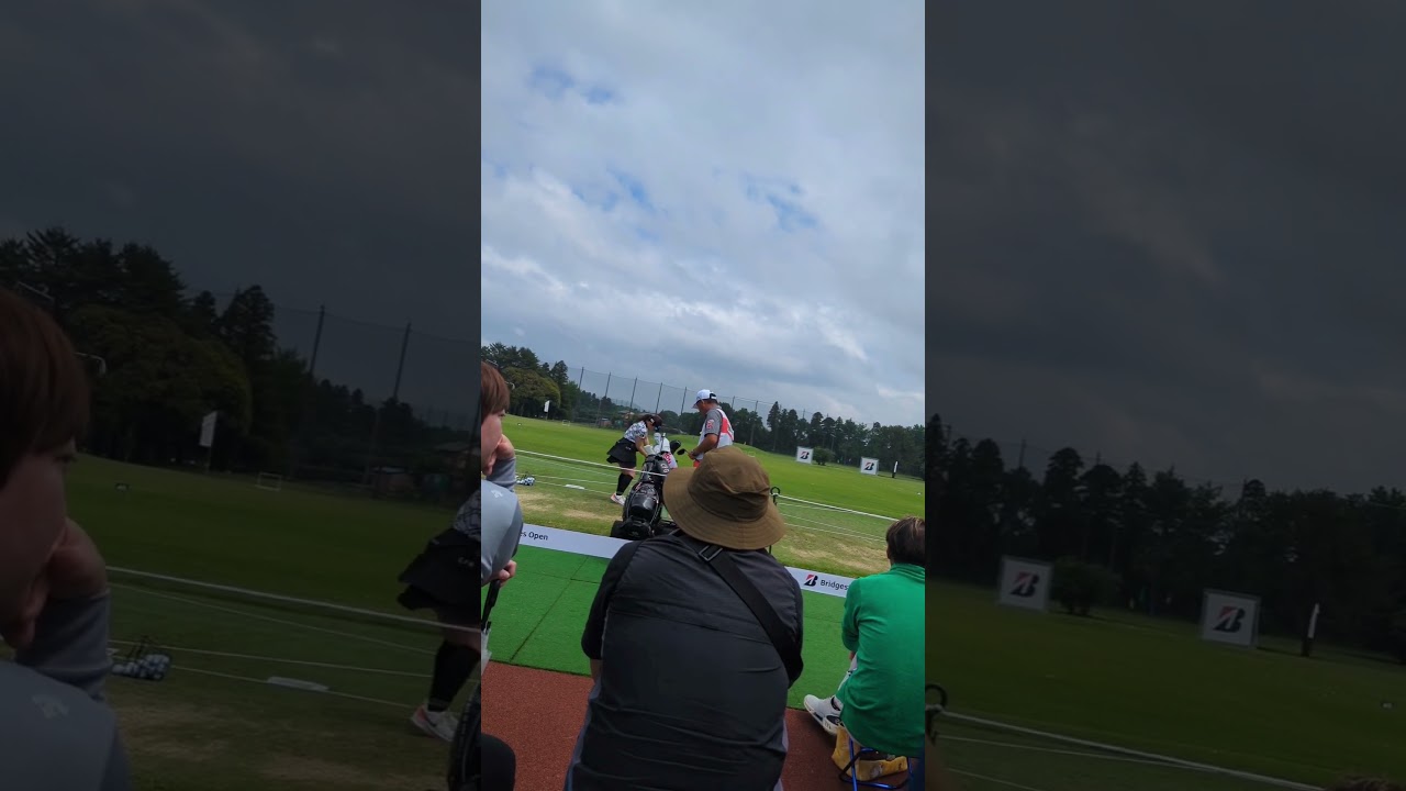 女子ゴルフ⛳吉本ひかる  ブリヂストンレディス 練習中 #女子ゴルフ #golf
