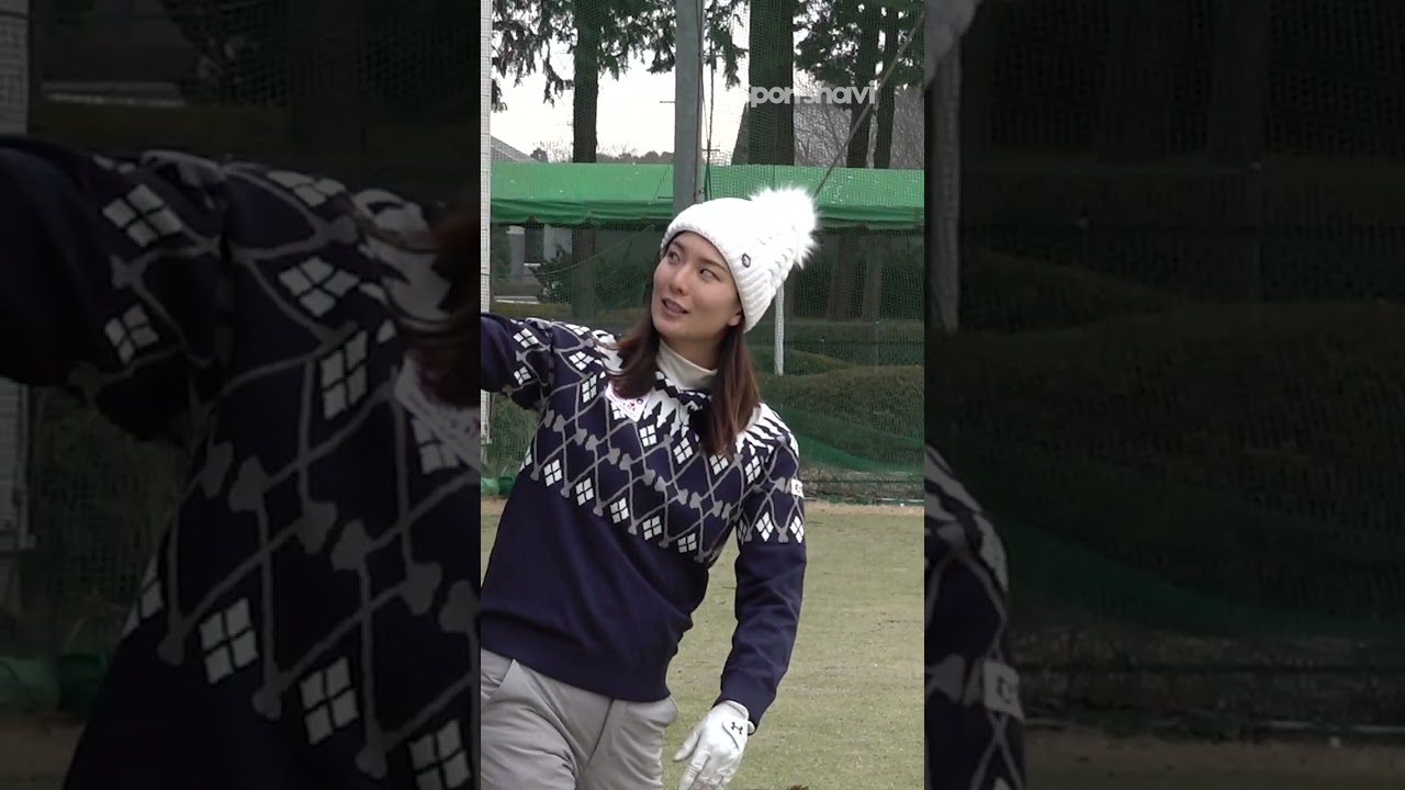 高島早百合プロが教える！スピン量改善！フェースの閉じ方【ドライバー編 】#shorts