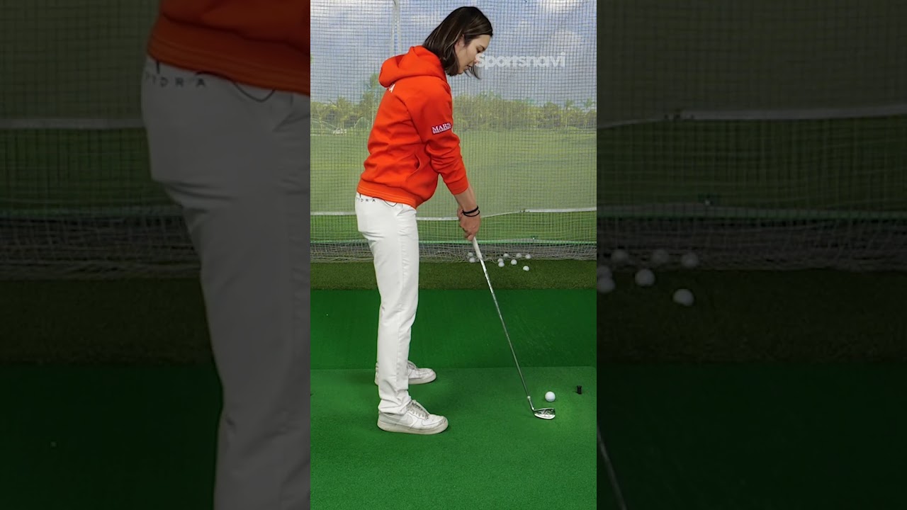 高島早百合プロが教える「アドレスのポイント（クラブの角度編）」 #shorts