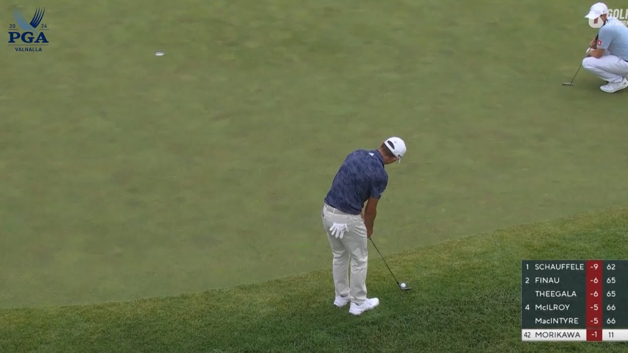 【全米プロ24】コリン・モリカワは5位発進　12番パー4では芸術的な転がしアプローチでチップインバーディ