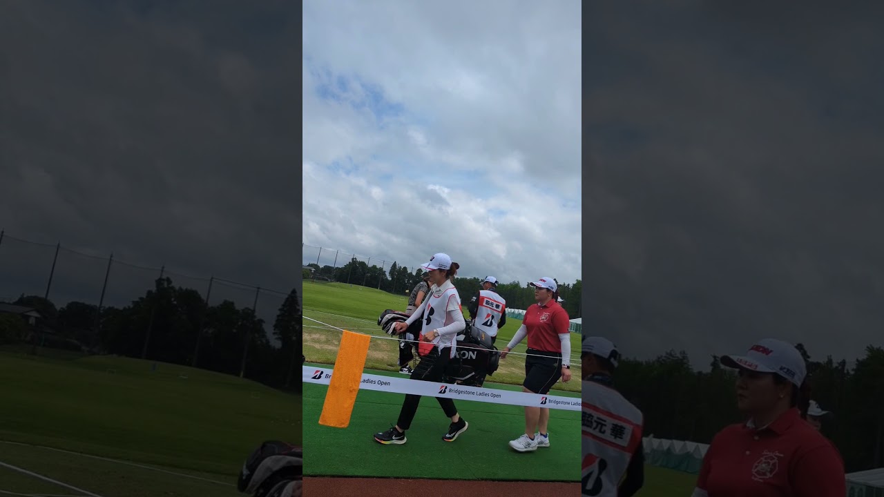 【女子ゴルフ】セクシーすぎる脇元華選手  練習中 #shorts #女子ゴルフ