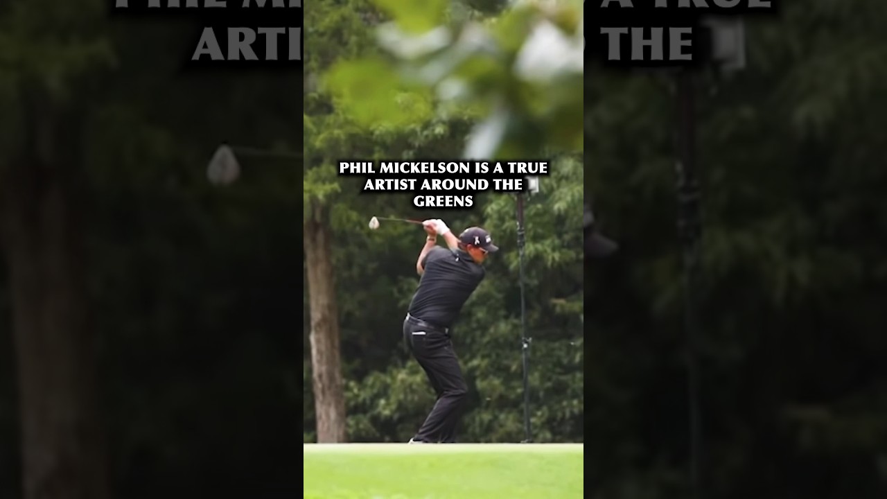 Phil Mickelson Pitching Technique - Golf Lesson #golftips #golftechnique #golfer #golfingtips