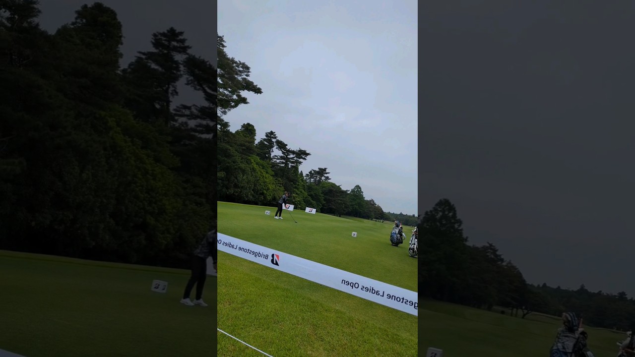 山路晶  10番ティーショット ブリヂストンレディス #女子ゴルフ #golf