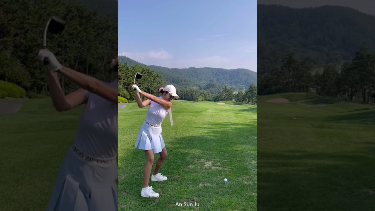 안선주 프로님 드라이버샷