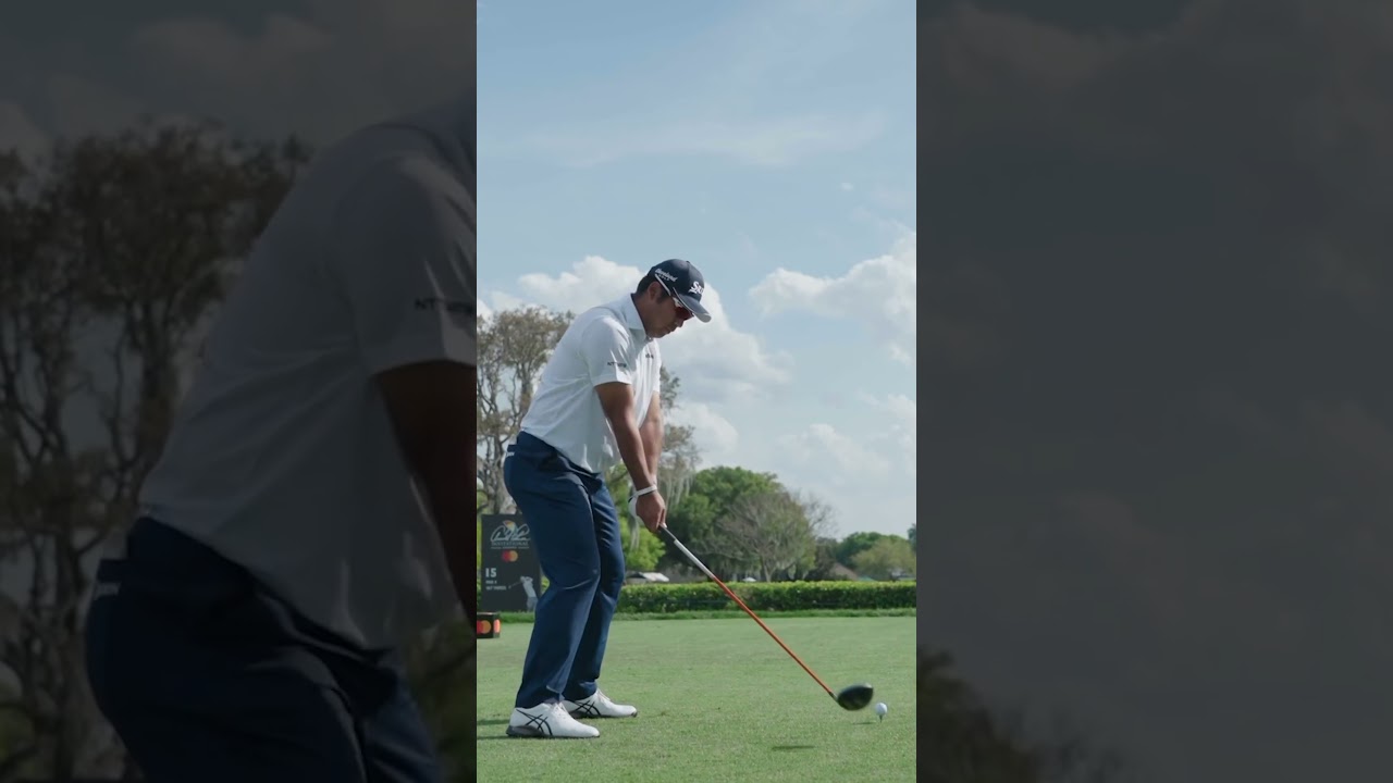 Power Hitter Hideki Matsuyama Amazing Swing Motion & Slow Motion,パワーヒッター松山英樹の驚異のスイングモーションとスローモーション