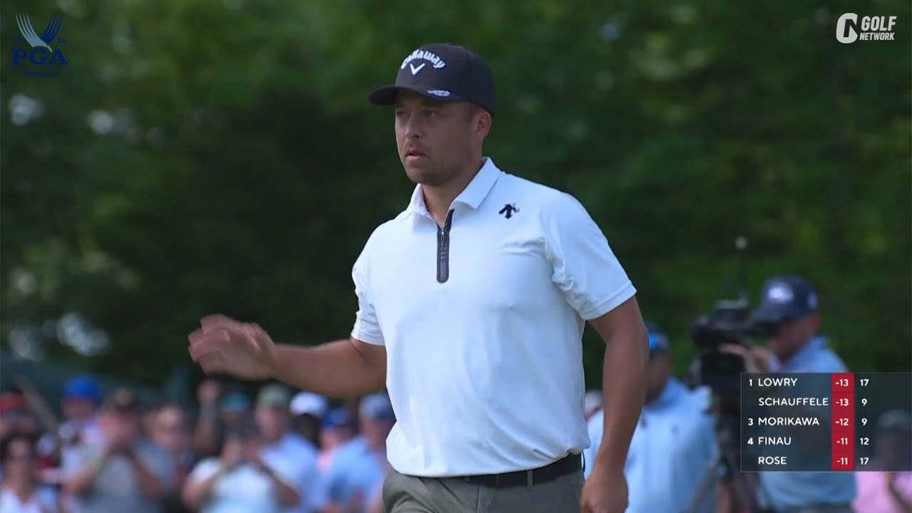 【全米プロ24】シャウフェレは首位タイで最終日へ　14番では約10メートルを沈める