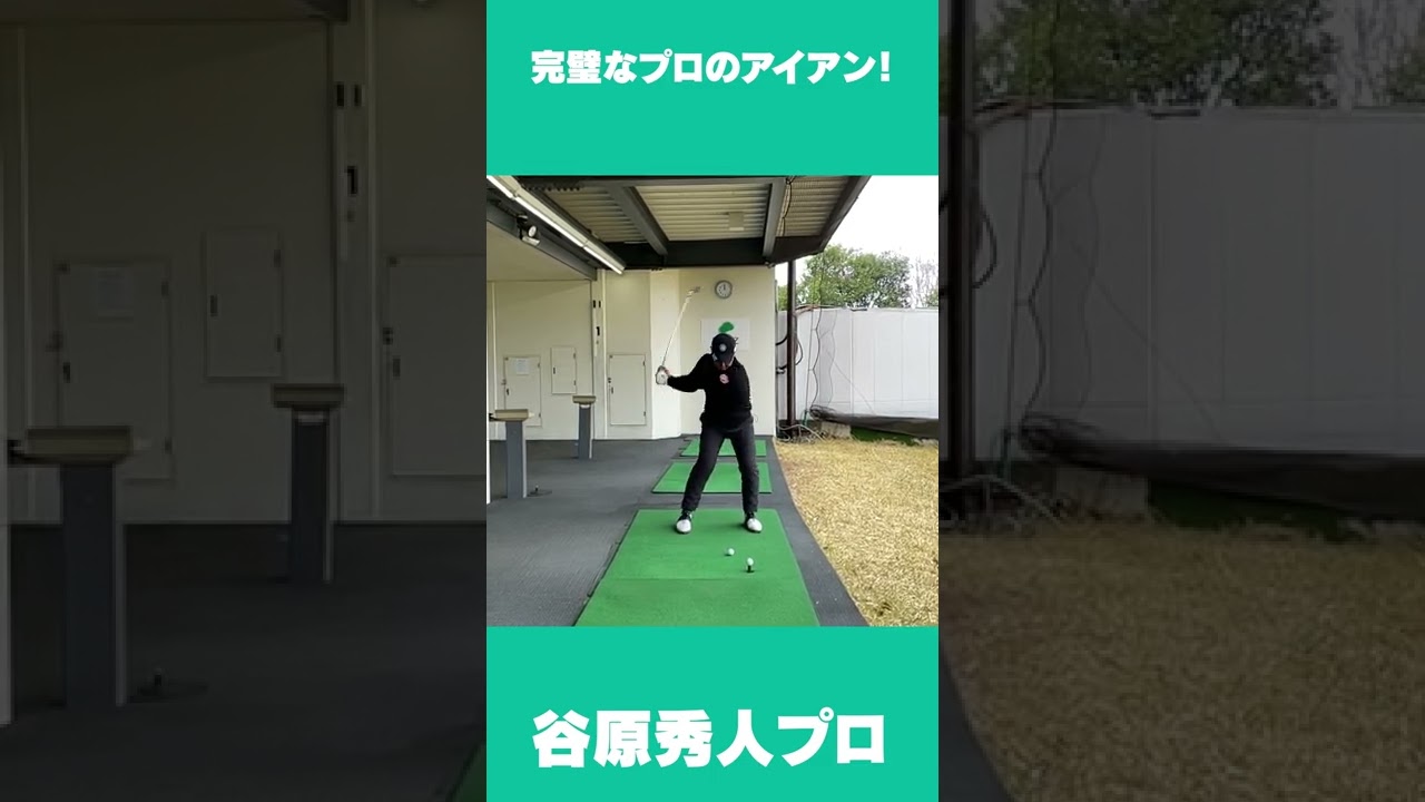 【詳細はチャンネルで】タメが半端ない！谷原秀人プロのアイアンショット #Short #ゴルフ #アイアン #golf