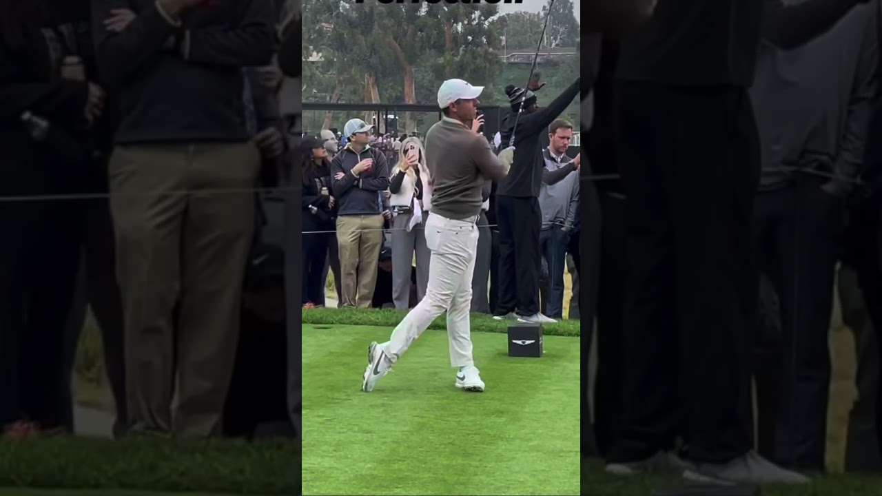 Rory McIlroy face on driver swing #rorymcilroy #golfswing