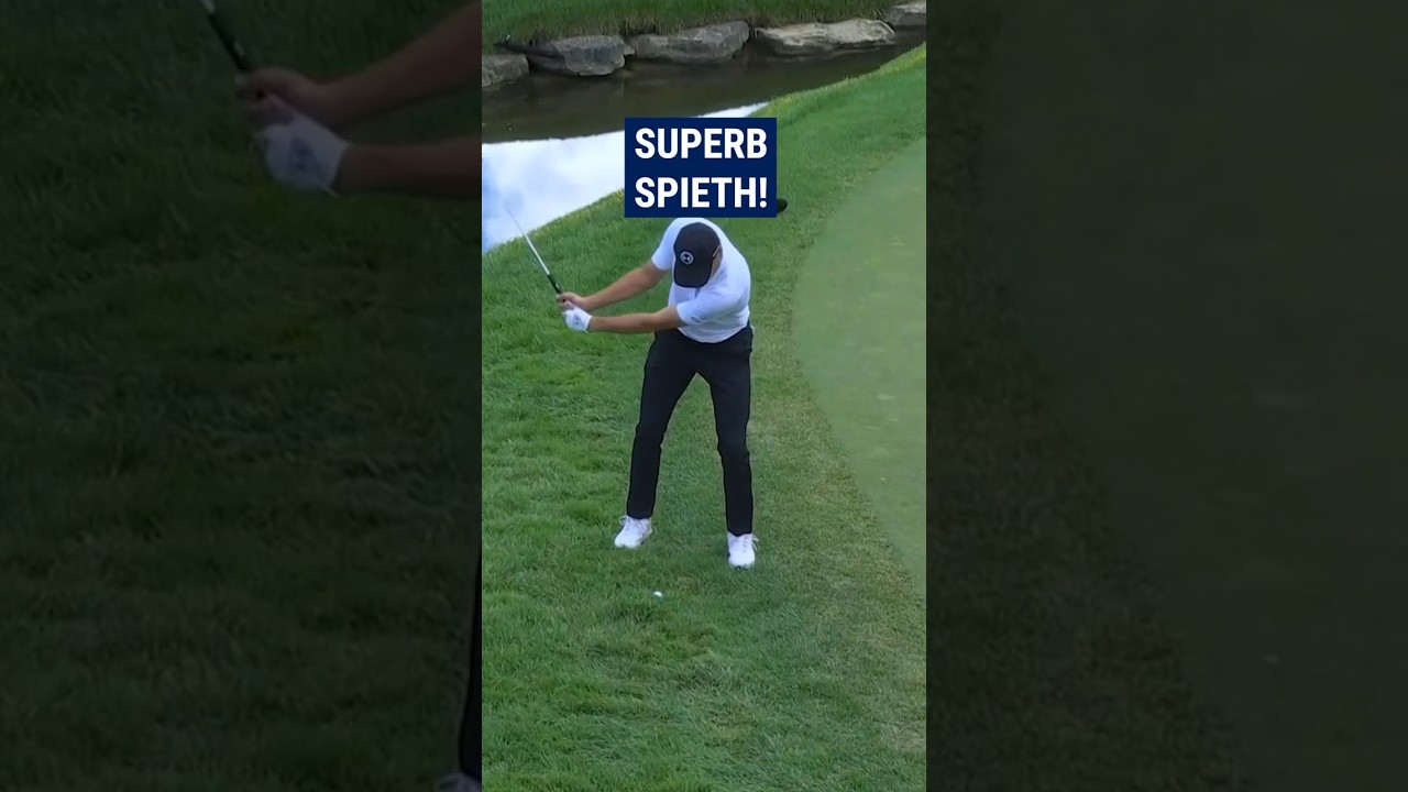 Jordan Spieth's GOLDEN touch! 😍