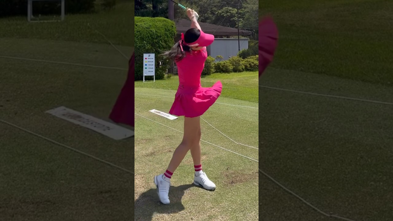 5월의 여왕 • 장미🌹샤샤샷~💕 | JLPGA 안신애 투어프로 @shinaeahn #응원릴레이2024 #golf #golfswing #골프 #music