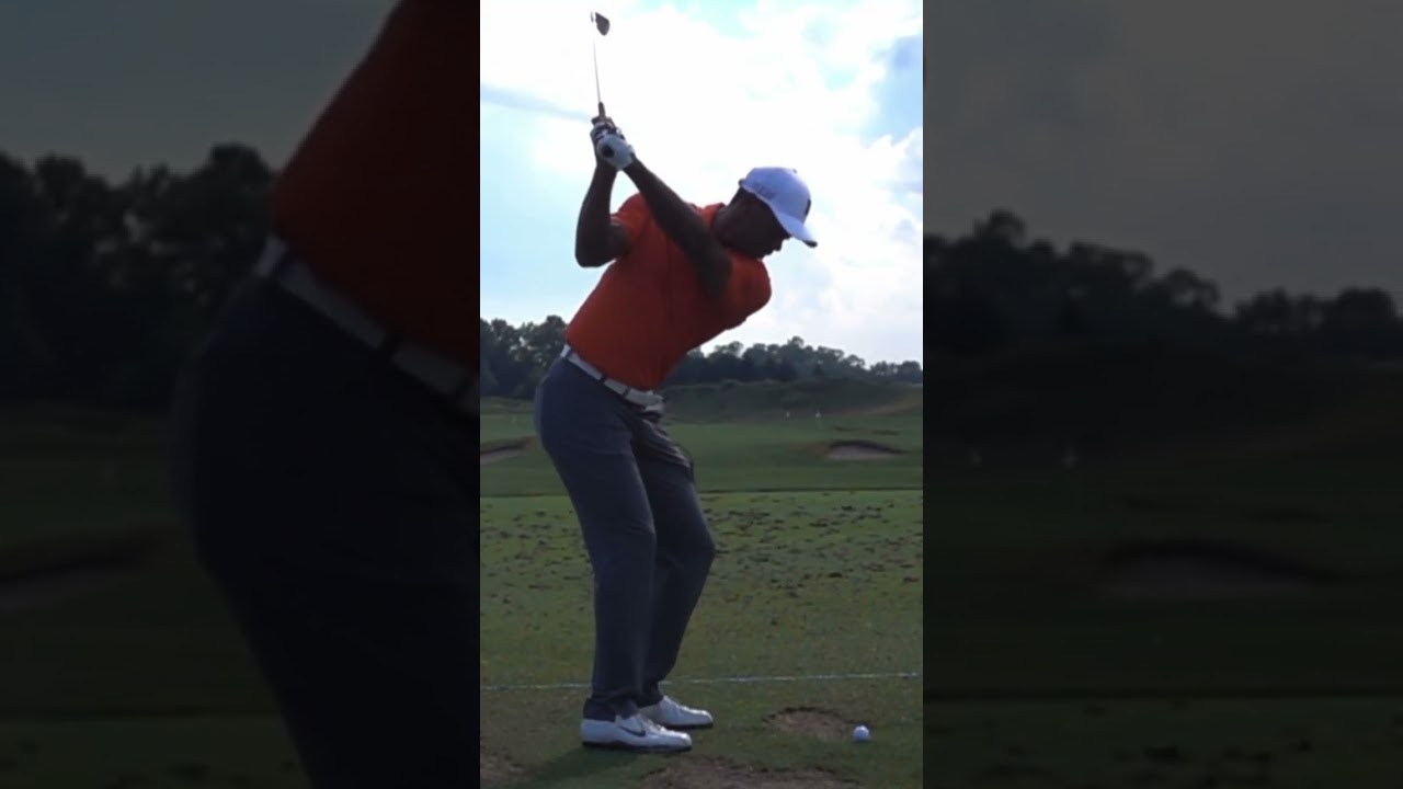 Tiger Woods Slow Motion Iron Swing