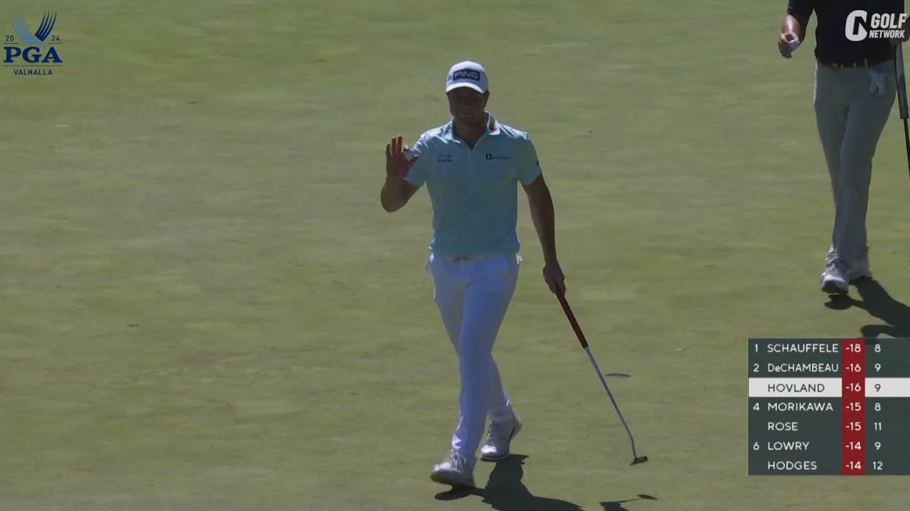 【全米プロ24】ビクトル・ホブランドは単独3位　3連続バーディなど「66」を記録