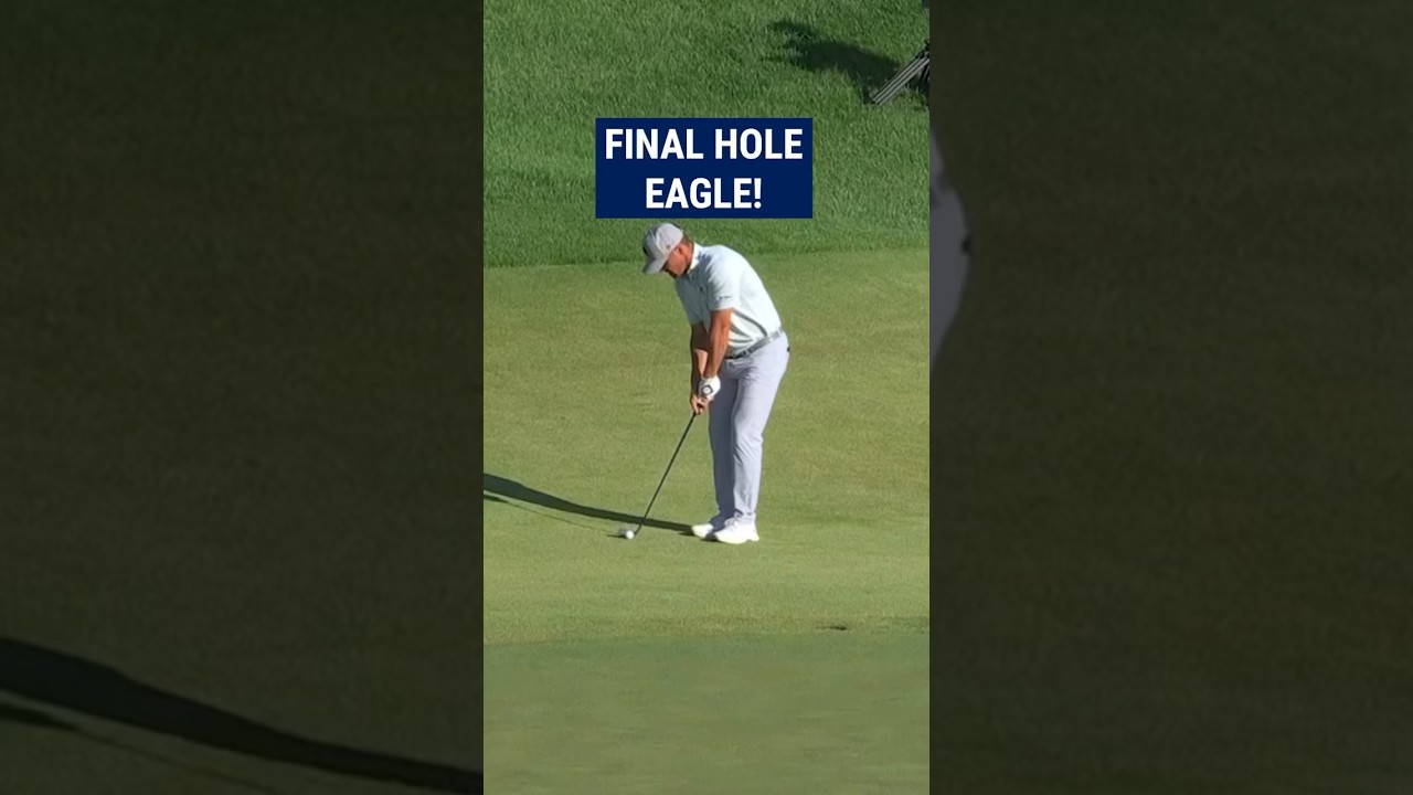 Bryson Dechambeau's SPECIAL eagle and celebration! 🔥