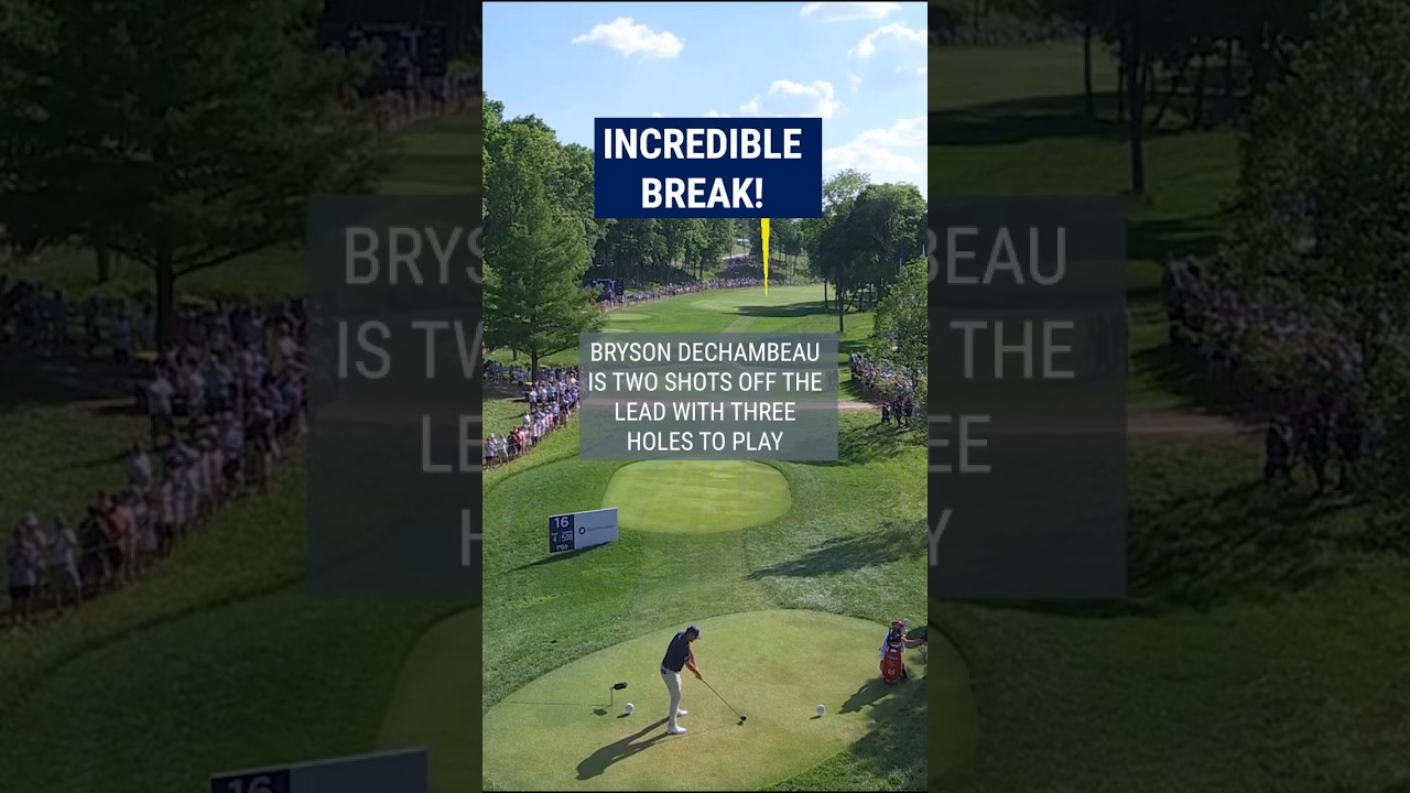 Bryson DeChambeau's LUCKY final round moment! 😱