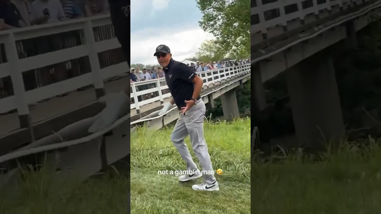 Phil Mickelson Says: “I’m not a Gambling Man” (h/t leftymemesphil/TT) #golf #funny #sports #shorts