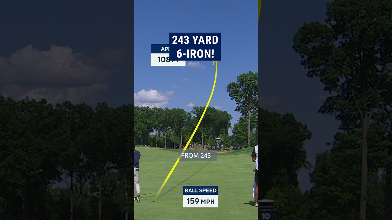 243 Yard 6-Iron! 😳