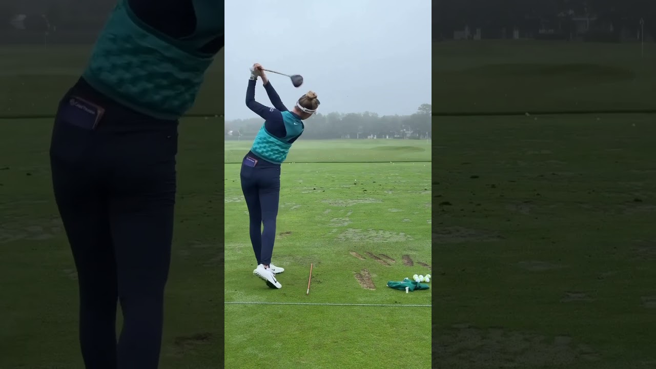 2024 LPGA 세계랭킹 1위 미녀실력자 넬리코다 퍼펙트 스윙모션 & 슬로우모션, Nelly Korda Amazing Swing Motion & Slow Motion