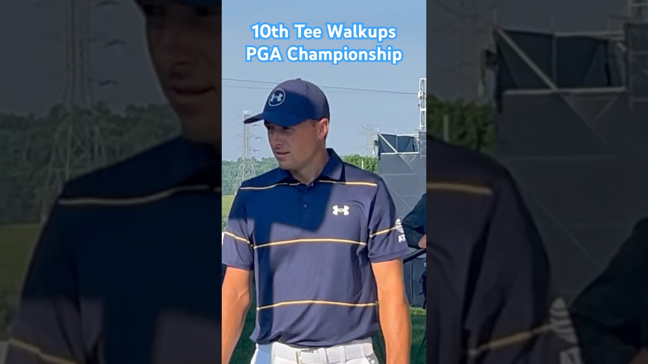 Who’s got the best strut to the tee? #golf #pga #pgachampionship