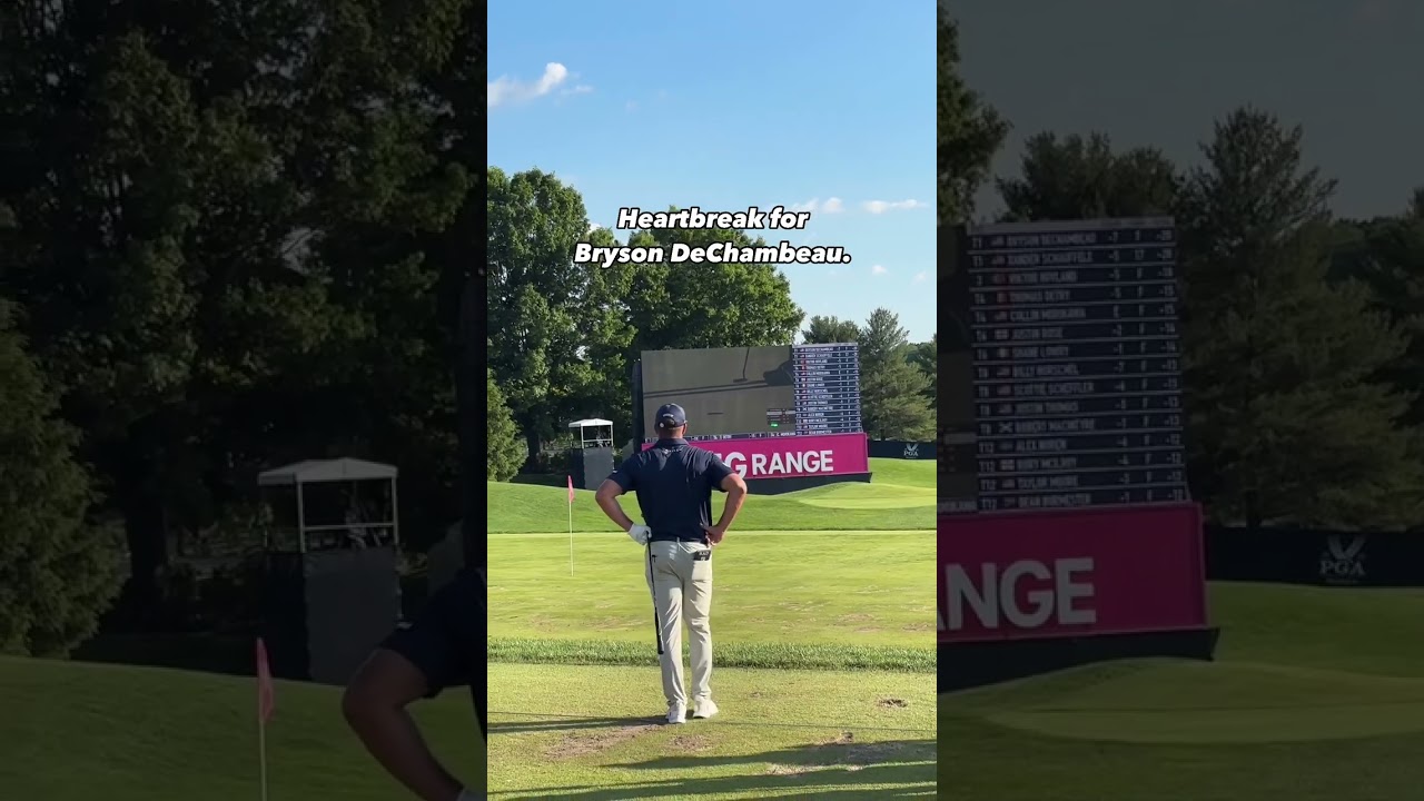 He watched Xander’s winning putt while on the range, hoping for the chance of a playoff.