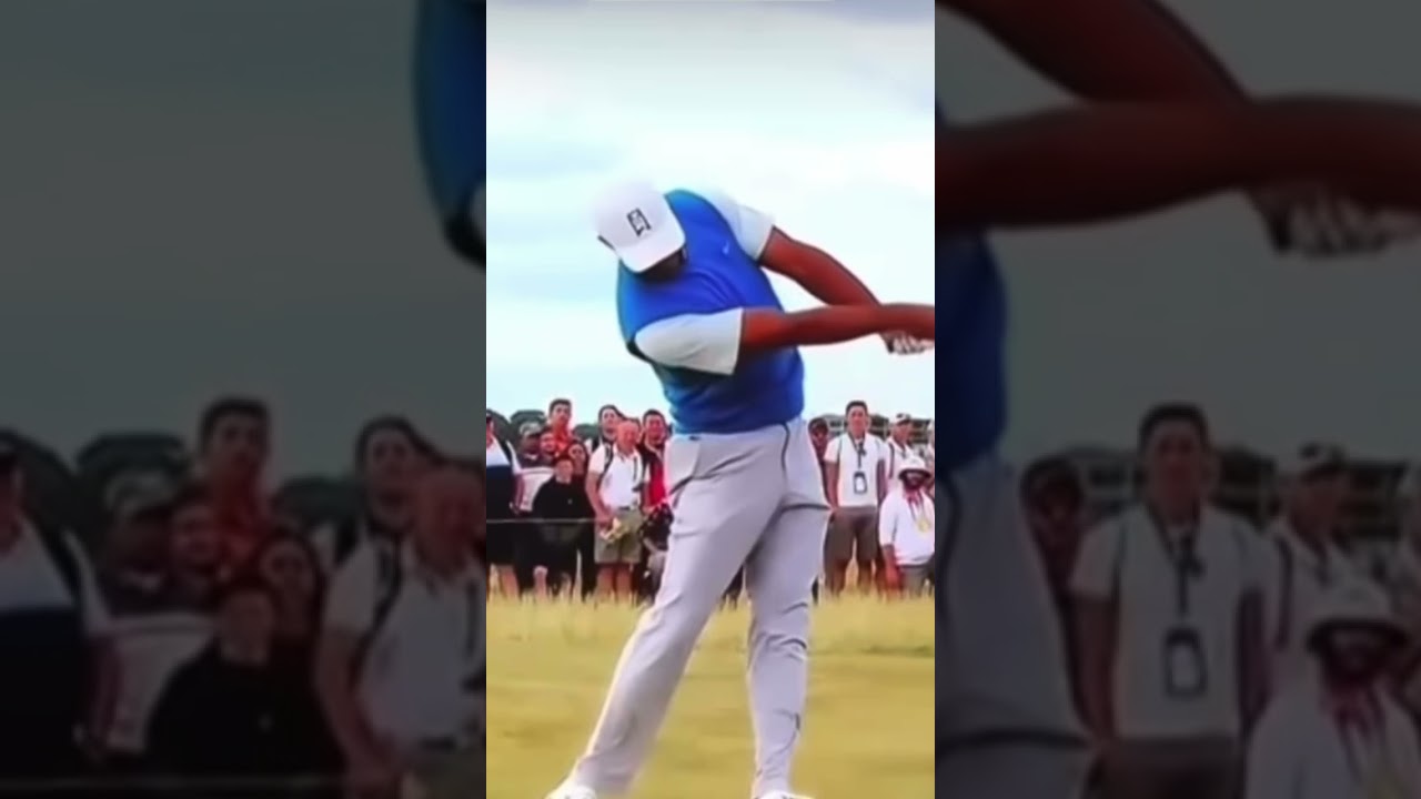 Tiger Woods Iron Swing Impact Slow Motion