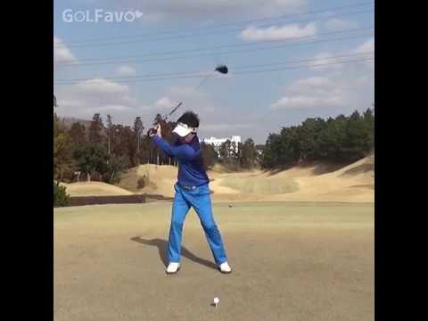 フォロースルーでヘッドスピードをあげる練習ドリル② 【ゴルファボ】