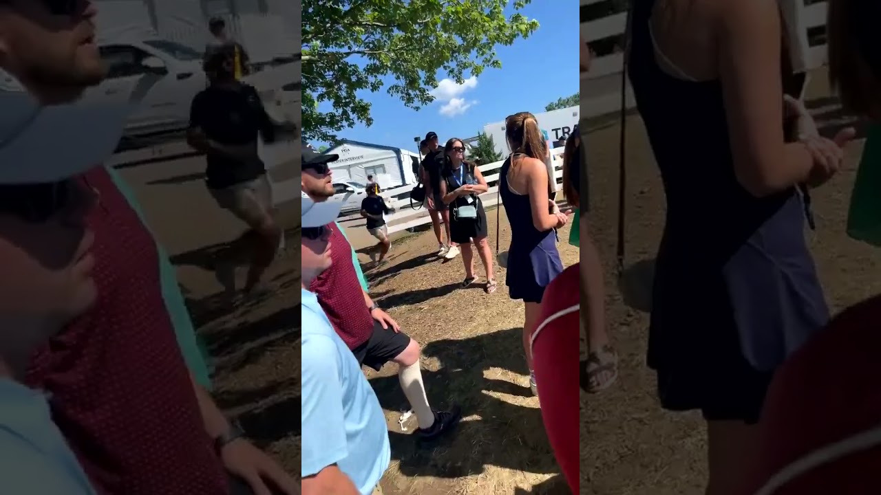 Bryson DeChambeau Ensures Young Fan Gets His Ball Back After Adult Interception  | #golf #pga