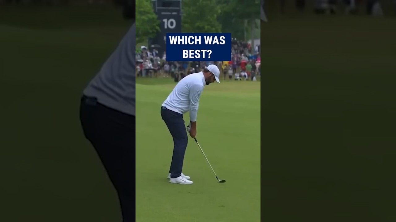 WHICH McIlroy or Scheffler iron shot was best? 🤔