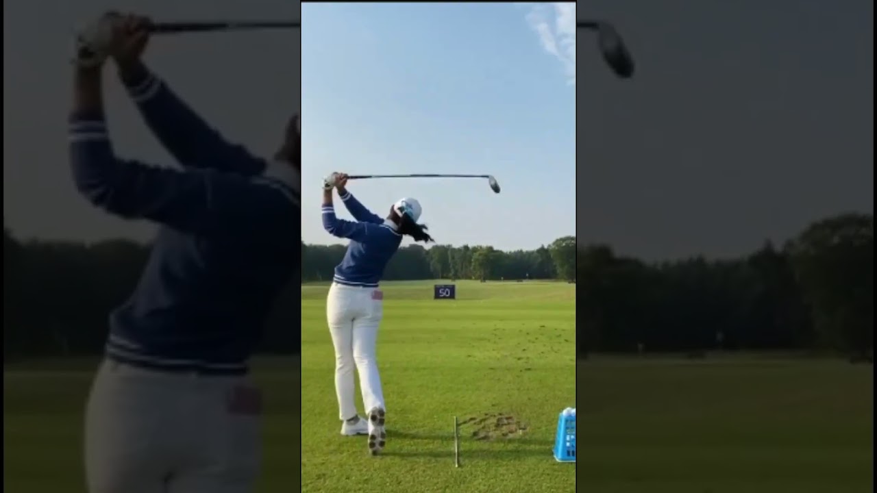 ​Yui Kawamoto 河本結​  #golf #ゴルフ #golfswing