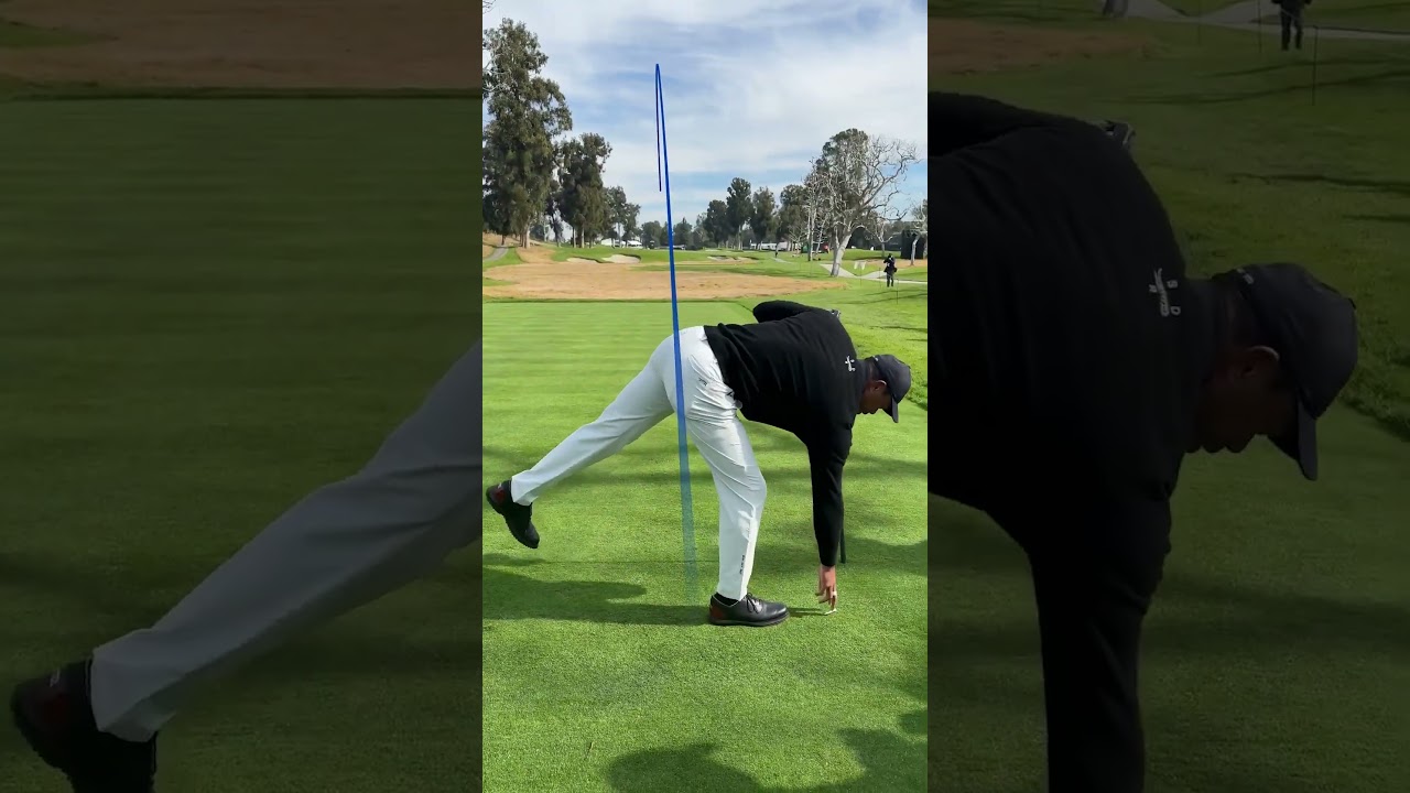 Tiger's practice at Riv #tiger #woods #golf #practice #training #round #swing #pattern #hit #shot