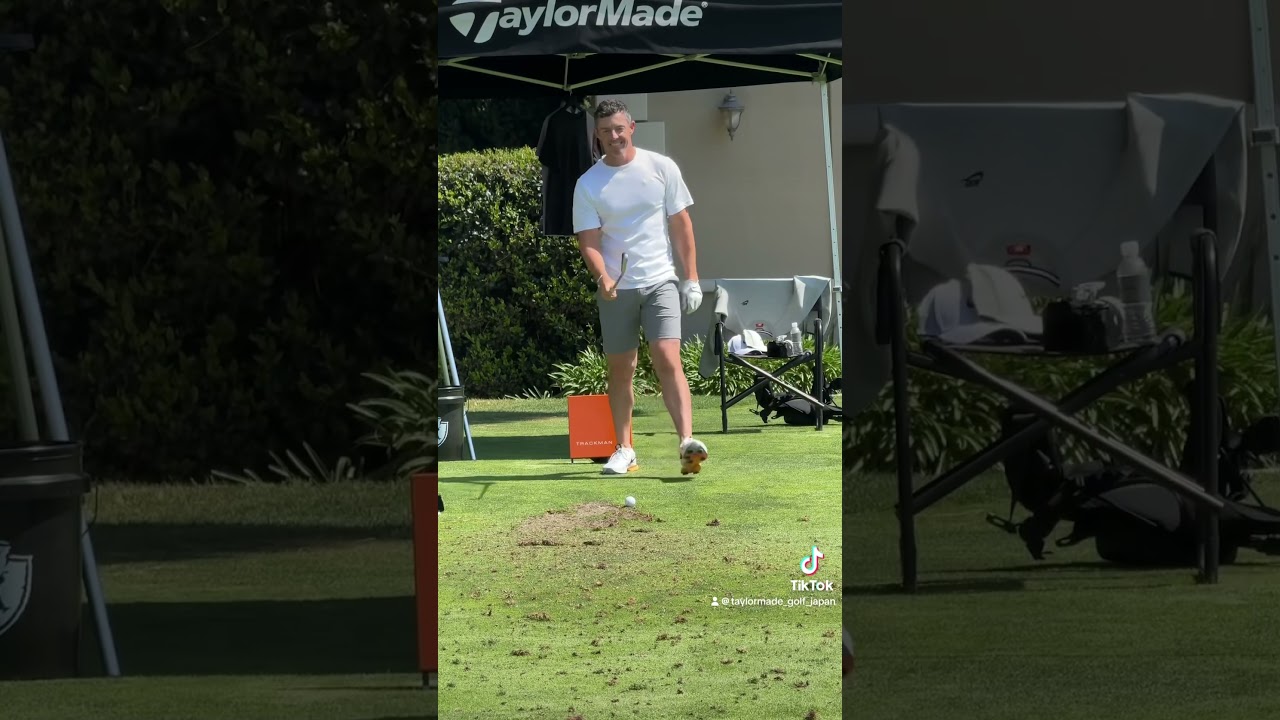 #チームテーラーメイド のローリー・マキロイ のショットを普段絶対見れない視点からお届け🫨💯 #golf #ゴルファー #テーラーメイド #ゴルフ #teamtaylormade #マキロイ