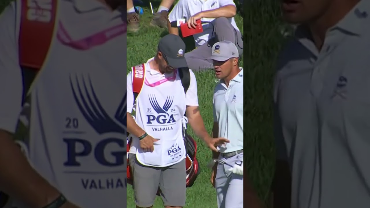 Bryson finishes his third round in style! #shorts