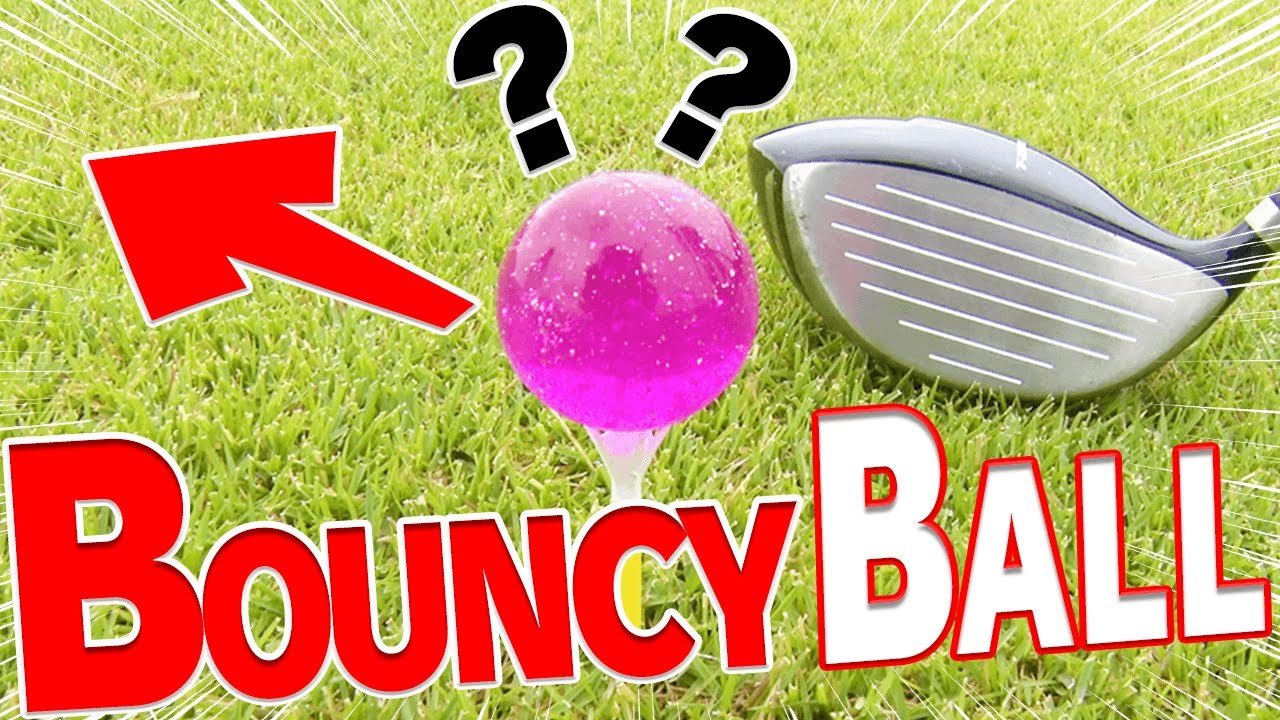Hitting a bouncy ball with a golf club and ・・・？【Namiki】 【CRAZY GOLF】