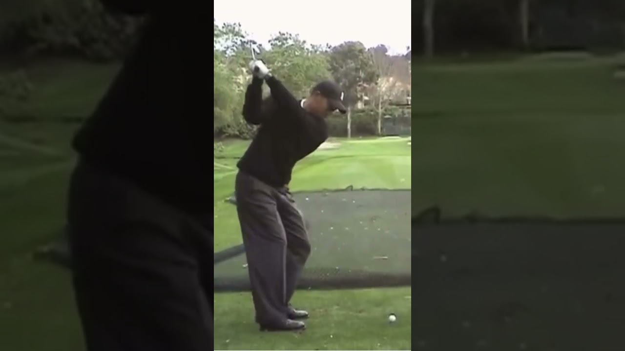 Tiger Woods Knockdown Swing