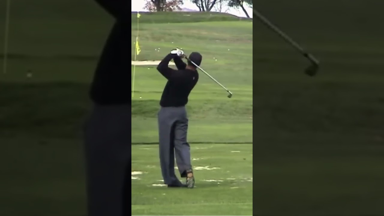 Prime Tiger Woods Long Iron Swing