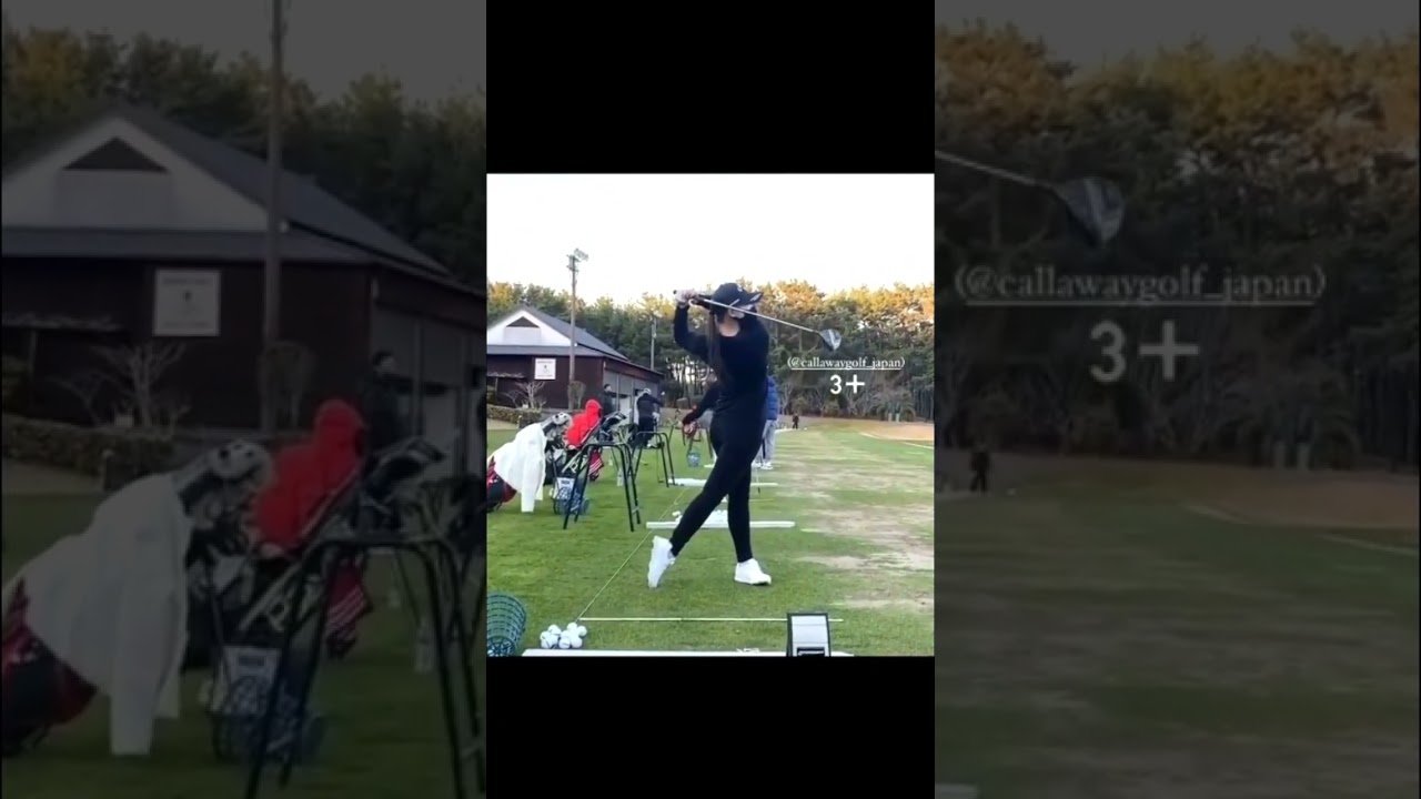 柏原明日架 Asuka Kashiwabara #golf #ゴルフ #golfswing