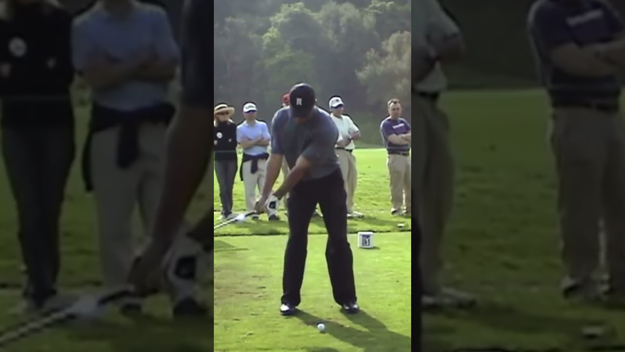 Prime Tiger Woods Iron Swing Slow Motion FO