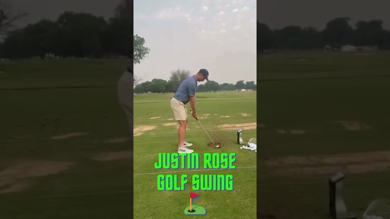 Justin Rose - Golf Swing⛳ #shortsvideo #golf #golftips