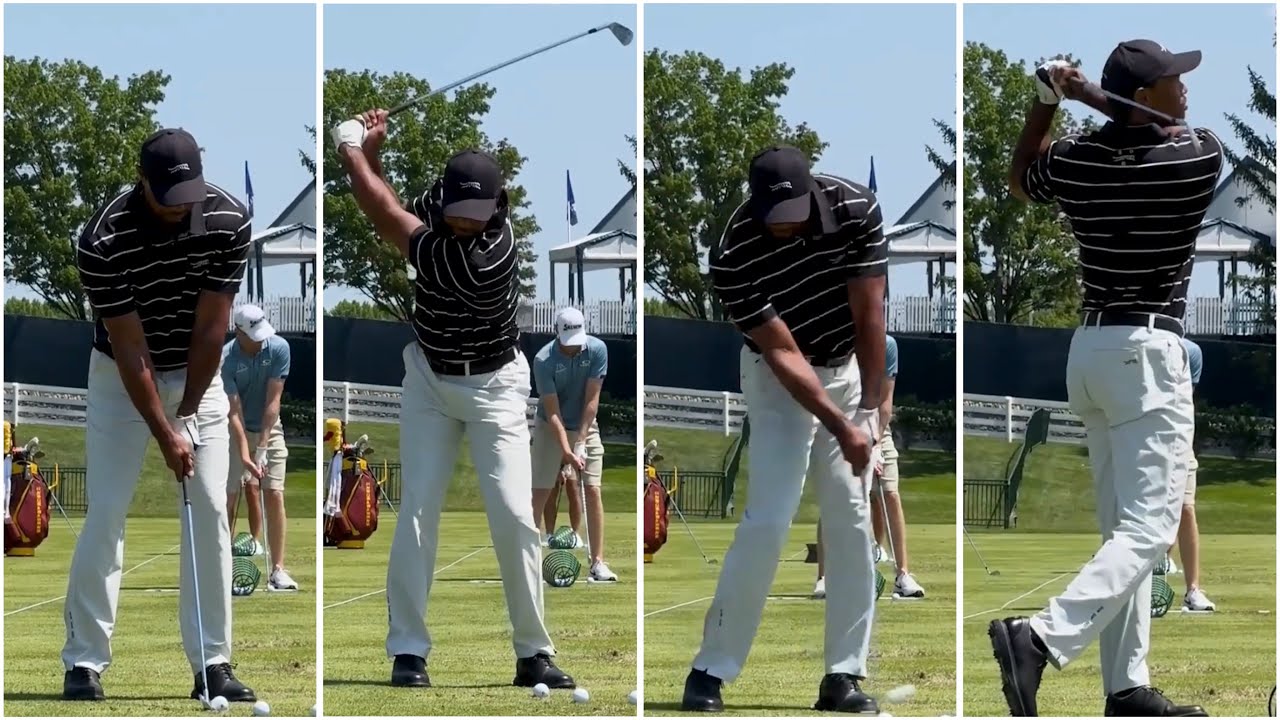 Tiger Woods Iron Swing And Sequence 5/13/2024