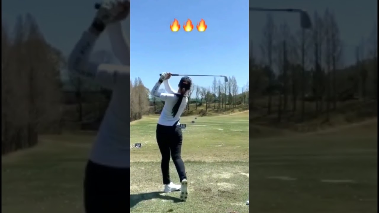 柏原明日架 Asuka Kashiwabara #golf #ゴルフ #golfswing